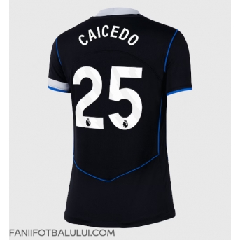 Chelsea Moises Caicedo #25 Tricou Fotbal Replică 2025-26 Femei Treilea